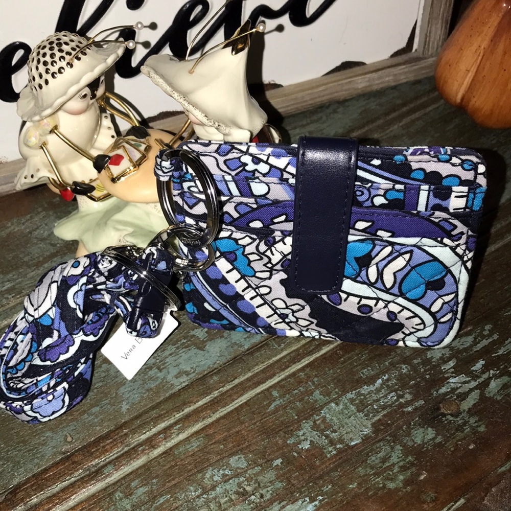 Vera Bradley Blue Patterned Women's Lanyard NWT